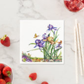 Wild Irises Serviette (Beispiel)