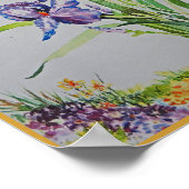 Wild Irises Small n Lovely Poster (Ecke)