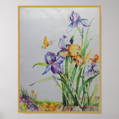 Wild Irises Small n Lovely Poster (Vorne)