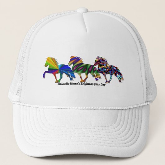 Wild Isländisch Truckerkappe (Vorderseite)