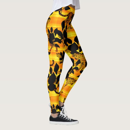 Wild Jaguar Leggings (Rechts)