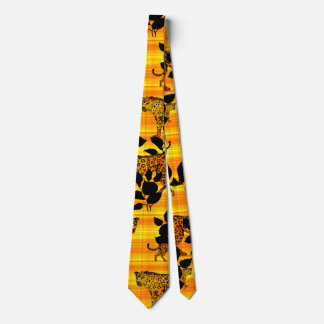 Wild jaguar muster Neck Tie Krawatte