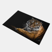 Wild Jungle Animal Tiger Fußmatte (Schrägansicht)