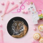 Wild Jungle Animal Tiger Pappteller (Party)