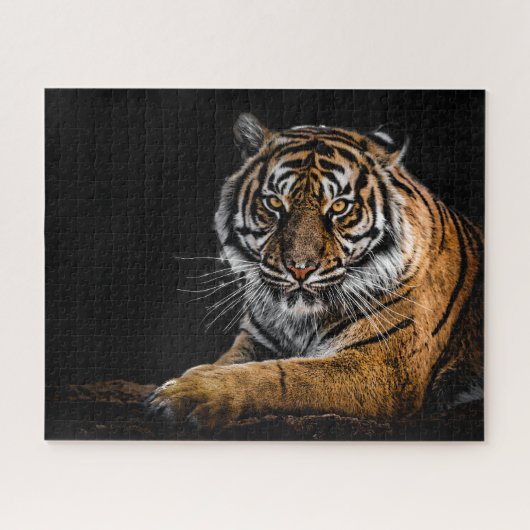Wild Jungle Animal Tiger Puzzle (Horizontal)