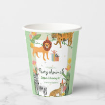 Wild Jungle Birthday Einladung