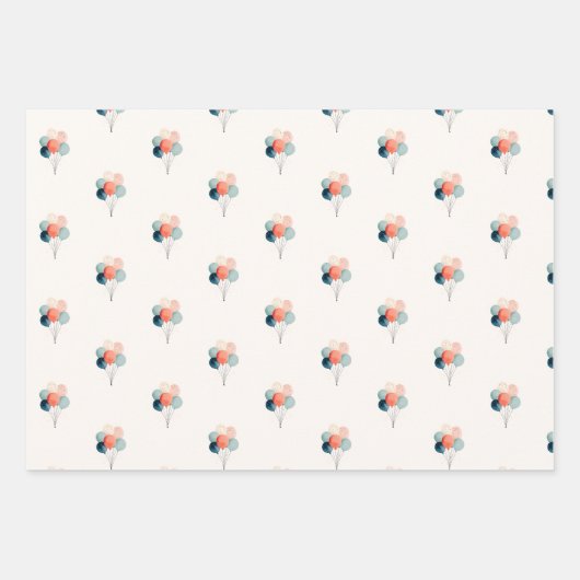 Wild Jungle Birthday Party Pattern Geschenkpapier Set (Vorderseite 3)