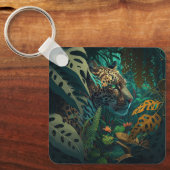 Wild Jungle Jaguar Schlüsselanhänger (Vorderseite)