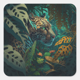 Wild Jungle Jaguar Sticker