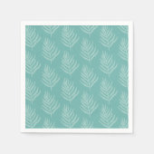 Wild Jungle Leaf Pattern Party Napkins Serviette (Vorderseite)