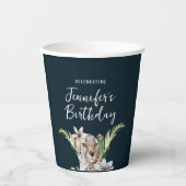Wild Jungle Leopard Adult Geburtstagsparty Pappbecher (Vorderseite)