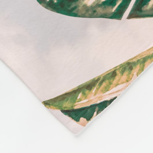 Wild jungle paradise fleecedecke (Ecke)