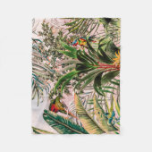 Wild jungle paradise fleecedecke (Vorderseite)