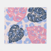Wild jungle seamless pattern,background with hand fleecedecke (Vorderseite (Horizontal))