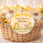 Wild Jungle Sunshine Adventure Style Runder Aufkleber