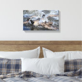 Wild (Kanada) Gänsejase: Die Spat bei Piper Spit Leinwanddruck (Insitu (Schlafzimmer))