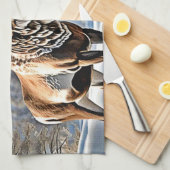 Wild kanadisches Reindeer-Design Geschirrtuch (Viertel Falte)