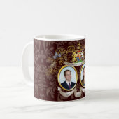 Wild & Kate Hochzeit / DIY Farben Kaffeetasse (Vorderseite Links)