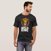 WILD KING Graphic T-Shirt - Flachbild-Head Design (Vorne ganz)