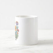Wild & kostenlos Bohemische Wildblumen Kaffeetasse (Mittel)