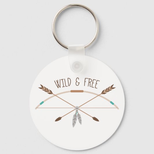 Wild & kostenlos schlüsselanhänger (Vorderseite)