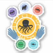 Wild Kratt Aufkleber (Vorderseite)