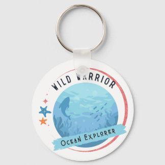 Wild Krieger Ozean Explorer Schlüsselanhänger