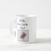 Wild Leaf Doodles Mother Quote Kaffeetasse (Vorderseite Links)