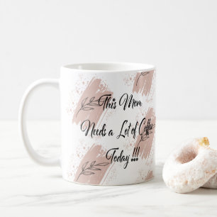 Wild Leaf Doodles Mother Quote Kaffeetasse