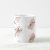 Wild Leaf Doodles Mother Quote Kaffeetasse (Mittel)