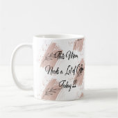 Wild Leaf Doodles Mother Quote Kaffeetasse (Links)