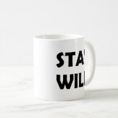 Wild leben | Freies Abenteuer Kaffeetasse (VorderseiteRechts)