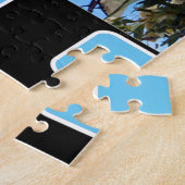 wild lebende australische Kakados in Gum Trees, Puzzle (Seite)