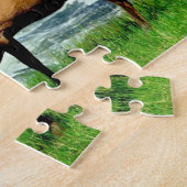 Wild lebende Tiere Puzzlespiel-Elche Puzzle (Seite)