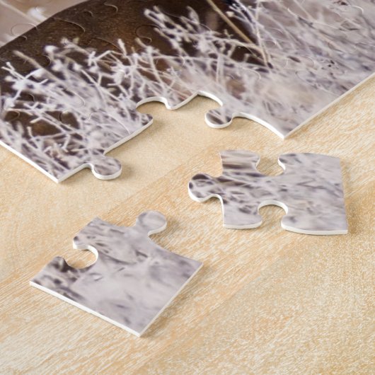 Wild lebende Tiere Puzzlespiel-Rotwild Puzzle (Seite)