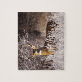 Wild lebende Tiere Puzzlespiel-Rotwild Puzzle (Vertikal)