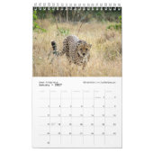 WILD LEBENDE TIERE von südlichem u. von Ostafrika Kalender (Jan 2027)