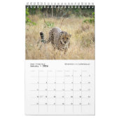 WILD LEBENDE TIERE von südlichem u. von Ostafrika Kalender (Jan 2026)