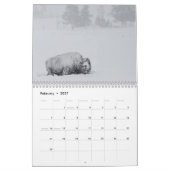 Wild lebende Tiere von Yellowstone Kalender (Feb 2027)