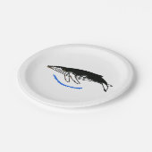 wild lebende Tiere - Wale - Natur - Party Pappteller (Schrägansicht)