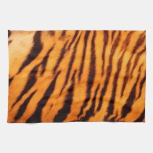 Wild & lebhaft Orange Tiger Streifen Handtuch