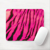 Wild & lebhaft Pink Tiger Streifen Mousepad (Mit Mouse)