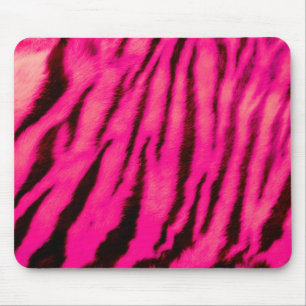 Wild & lebhaft Pink Tiger Streifen Mousepad