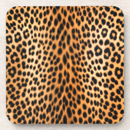Wild Leopard Energy – Bold Animal Print Fashion Getränkeuntersetzer
