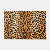Wild Leopard Energy – Kühne Tierprint-Mode Fußmatte (Vorderseite)