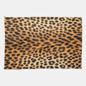 Wild Leopard Energy – Kühne Tierprint-Mode Geschirrtuch (Horizontal)