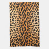 Wild Leopard Energy – Kühne Tierprint-Mode Geschirrtuch (Vertikal)