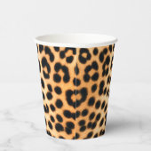 Wild Leopard Energy – Kühne Tierprint-Mode Pappbecher (Rechts)