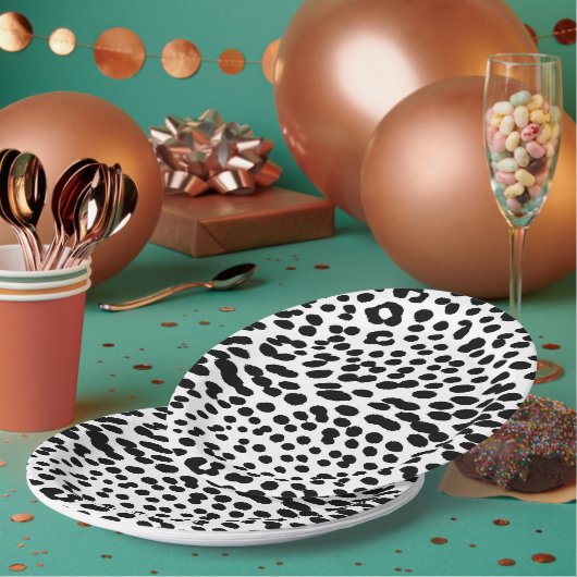 Wild Leopard Energy – Kühne Tierprint-Mode Pappteller (Multi)