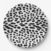 Wild Leopard Energy – Kühne Tierprint-Mode Pappteller (Vorderseite)
